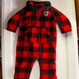Plaid snow suit